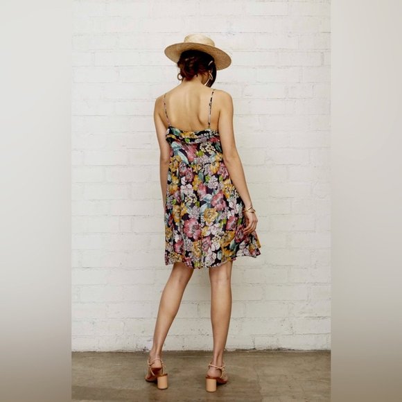 Rachel Pally Chiffon Lola Dress Bouquet Size Large - Picture 5 of 13